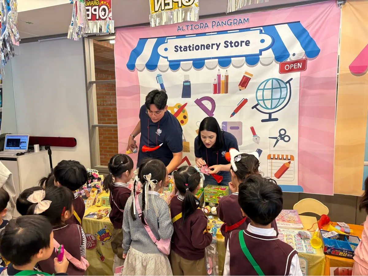 문구점에 왔어요: 마음에 드는 물건을 고르는 마켓데이.